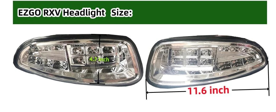 Dr.Acces Golf Cart LED Light Kit for EZGO RXV Car Gas & Electric RXV...