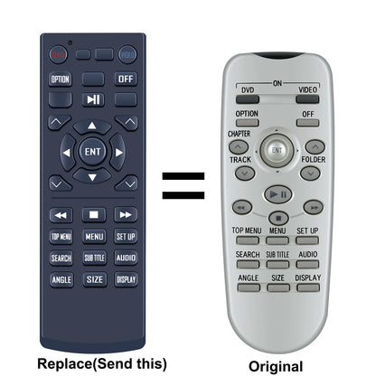 For Toyota Rear Seat DVD Entertainment Remote Control 86170-45020 CY-KT0560A