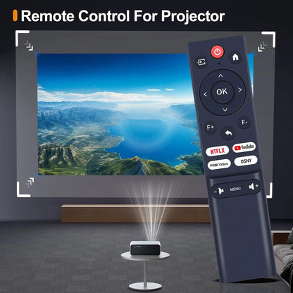 Remote Control For DBPOWER E2,VIZONY E1 Pro,ZDSSY P92MAX-W Projectors