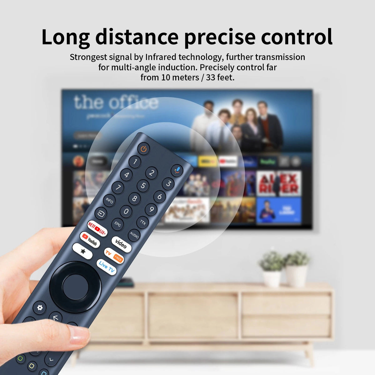 Voice Remote Control For Xiaomi A Pro TV (2026)32”, 43”, 55”, 65” and 75”