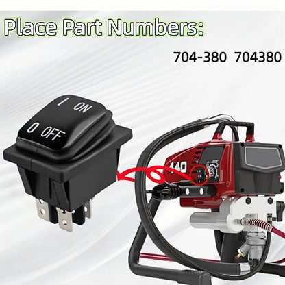 LZXQYMX 2-Pack Rocker Switch Fits for Titan 440 Paint Sprayer, Replaces...