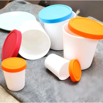 YQMYXG 32 Oz Ice 4.7 inches (L/W) x 5.3 (H), Red Blue Green Orange