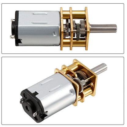 Hxchen DC 6V 60RPM Mini Metal Gearwheel Gear Motor 3mm Shaft for Robot