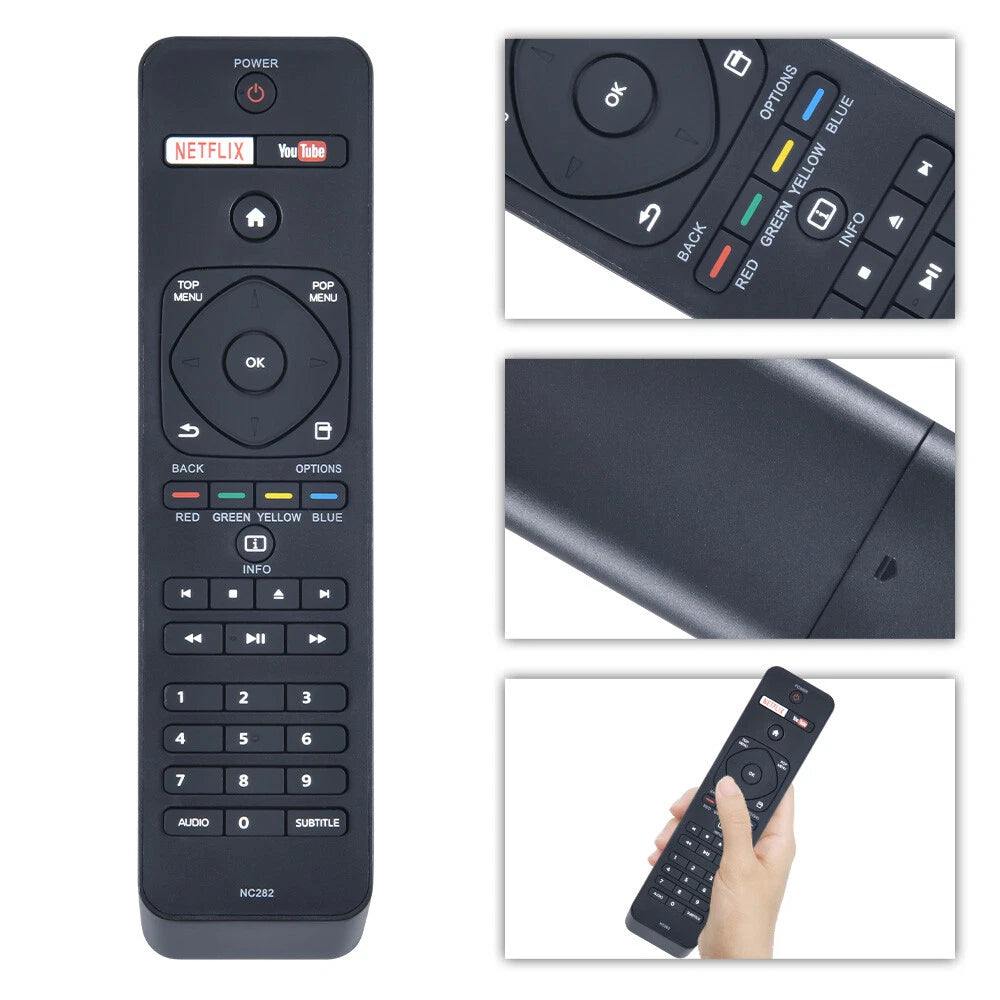 NC282 NC282UH For Philips Player Remote Control BDP7502/F7 BDP7302/F