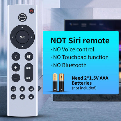 Universal Remote For Apple TV 4K/ Gen 1 2 3 4/ HD A2843 A2737 A2169 A1842 A1625
