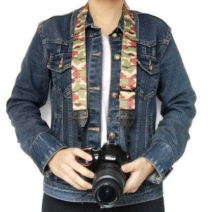 Alled Camera Strap Neck, Adjustable 75, Soft Camouflage Neck