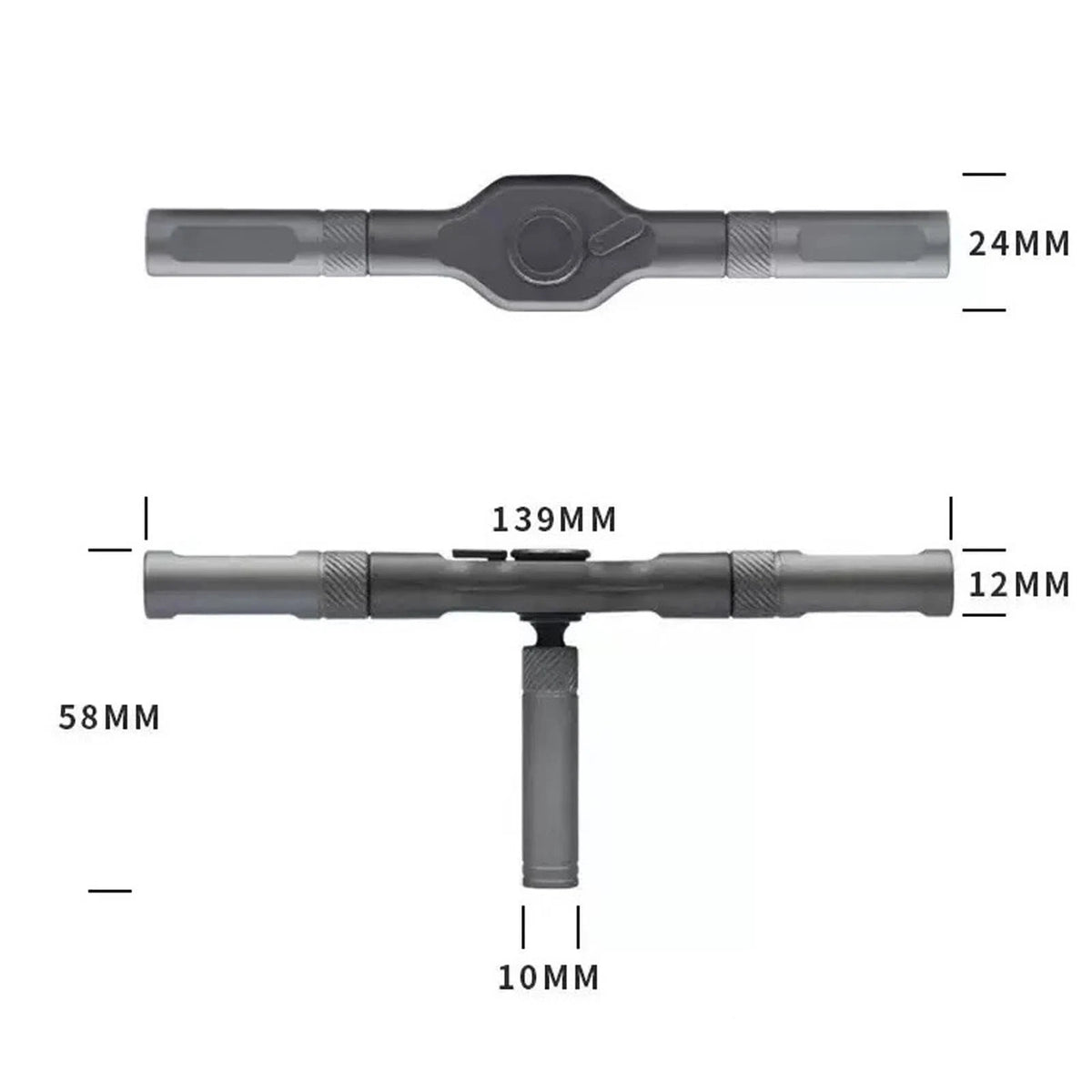 Asoleo 24 in 1 Magnetic Ratchet Screwdriver Set - T Handle Precision Black