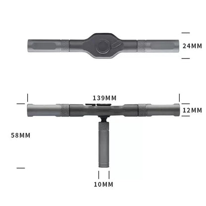 Asoleo 24 in 1 Magnetic Ratchet Screwdriver Set - T Handle Precision Black