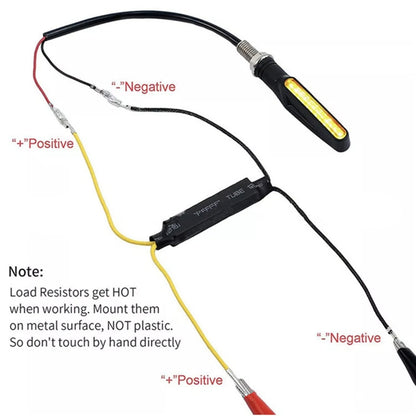 4x LED Load Resister Decoder 21W Motorcycle Turn Signal Indicator Light LED Load