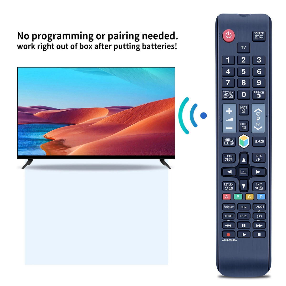 AA59-00590A Replacement Remote Control For Samsung TV