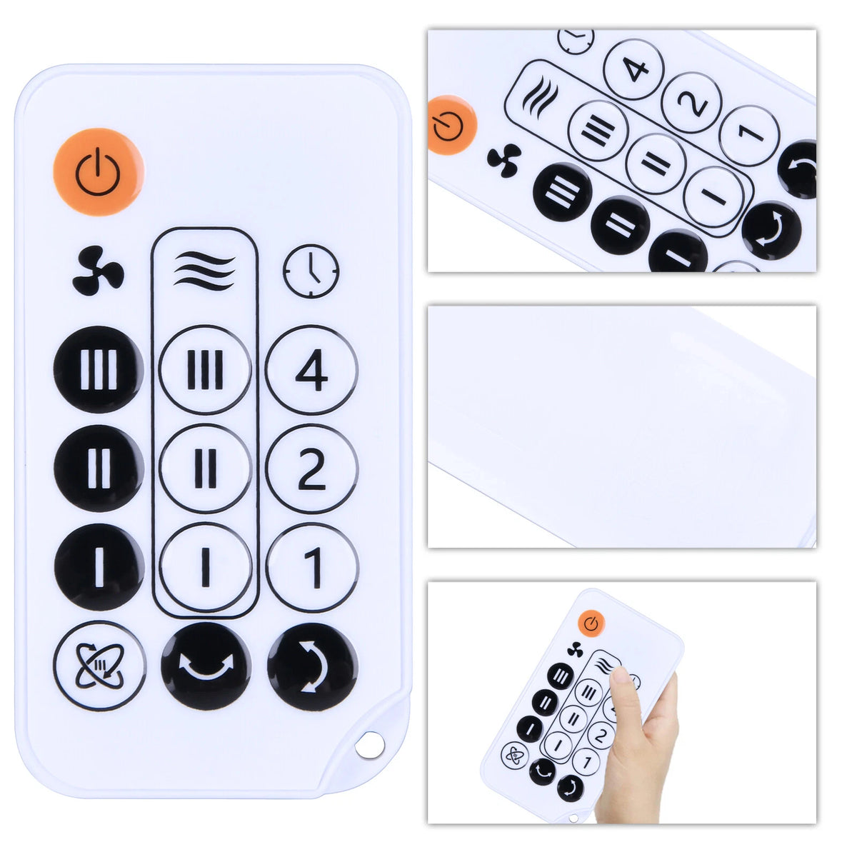 Replacement Remote Control For Woozoo C18T Room Oscillating Circulating Fan