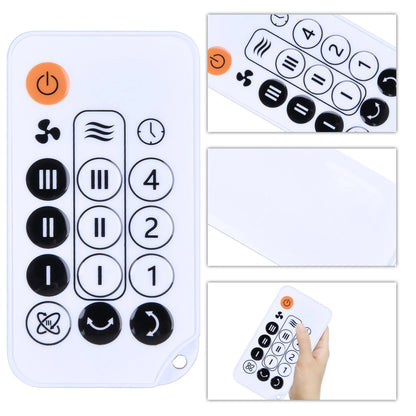 Replacement Remote Control For Woozoo C18T Room Oscillating Circulating Fan