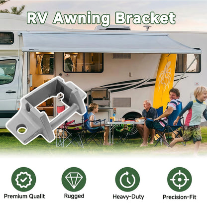 RV Awning Foot Replacement for Dometic 3310811.009 Metallic Die-cast Gray