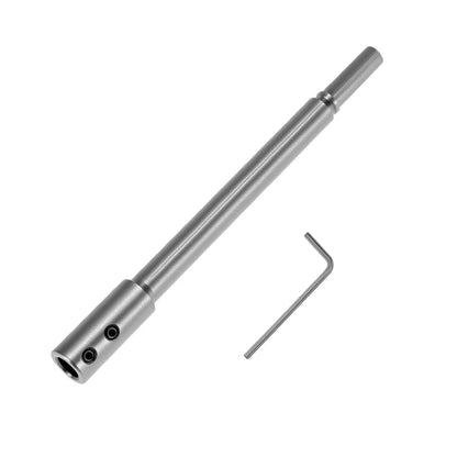 7 Inch Extension Rod Tool for 9.7mm Round Shaft Drill with Set Screws Hex Key
