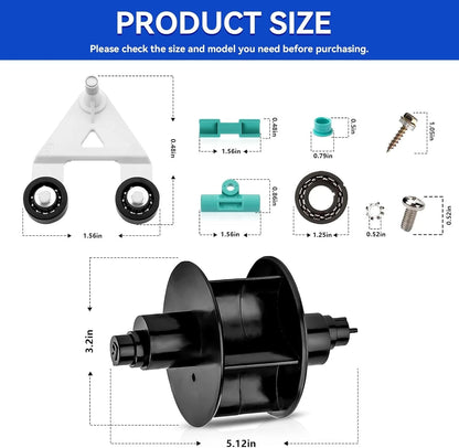 AXV621DAT Pool Cleaner Parts for Hayward Vacuum (All), Navigator Black