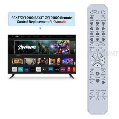 RAX37 ZY109000 Remote Control For Yamaha Stereo Receivers R-N803 RN803