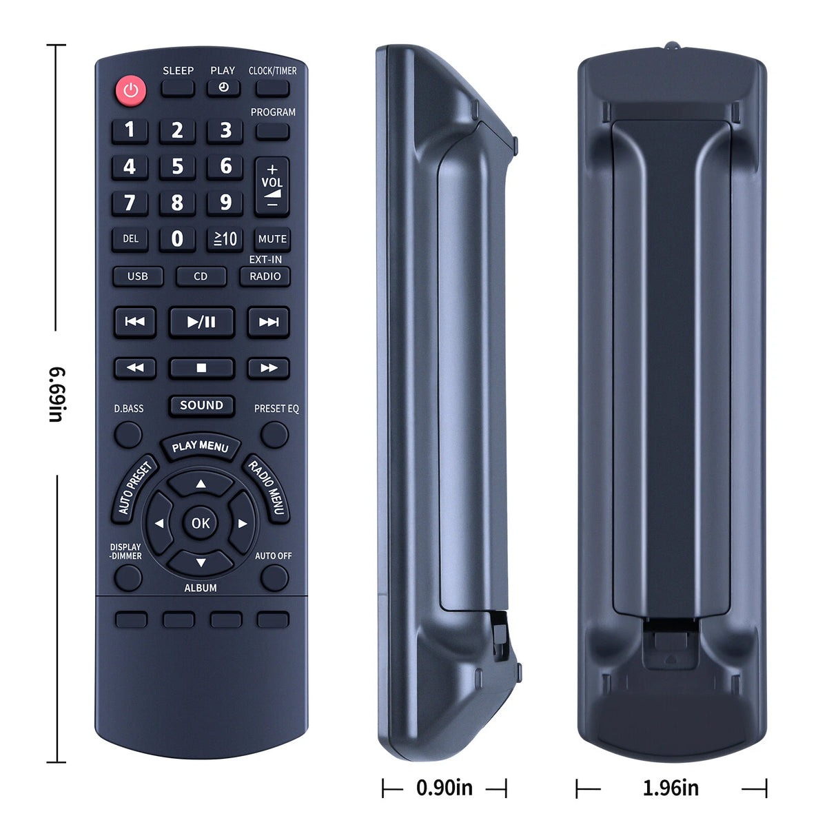 N2QAYB000636 Remote Control For Panasonic Audio System SA-AKX12, SA-AKX14