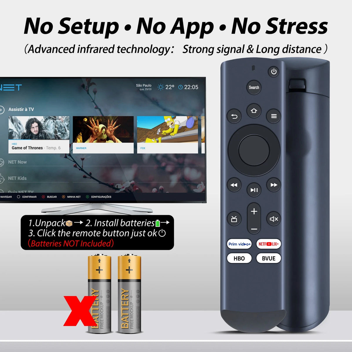 Remote Control For Toshiba Fire TV 43LF621C19 43LF621U19 43LF621C21 43LF621U21