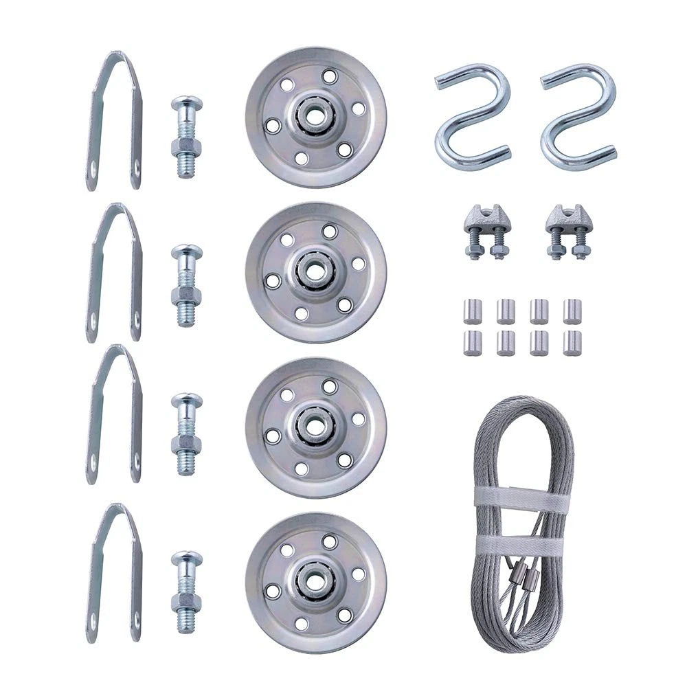 HOME MASTER HARDWARE Cable and Pulley Replacement Kit - 4pcs 3" Pack of 1