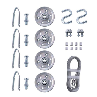HOME MASTER HARDWARE Cable and Pulley Replacement Kit - 4pcs 3" Pack of 1