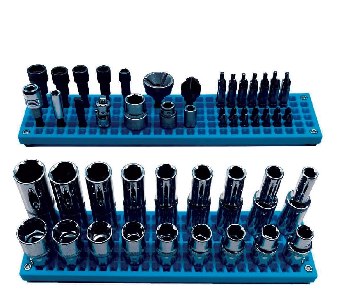 Organizer Genie ® - One Blue Slim Pegboard to organize your Medium,