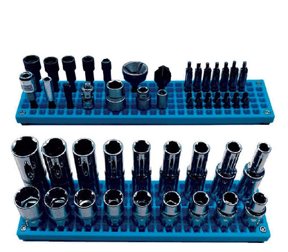 Organizer Genie ® - One Blue Slim Pegboard to organize your Medium,