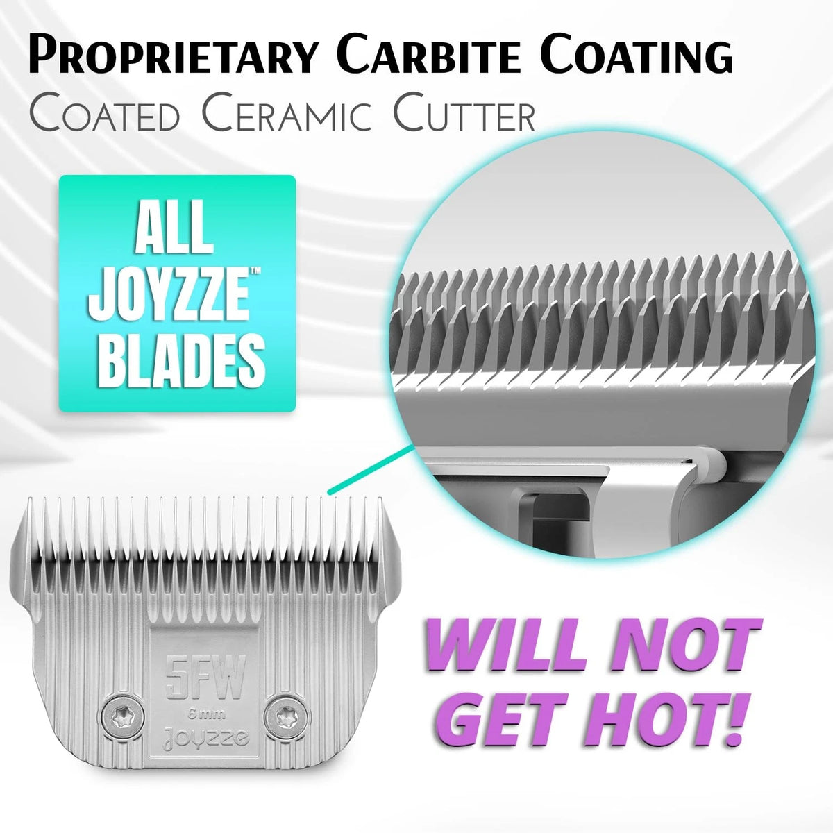 JOYZZE Raptor/Falcon Series A Wide Blade - Professional 7FW (3 mm), White