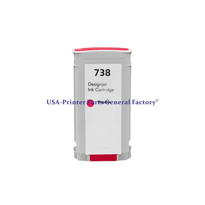 CKMY*130ML HP 738 Compatible Ink Cartridge Fits For HP Designjet T850 T950