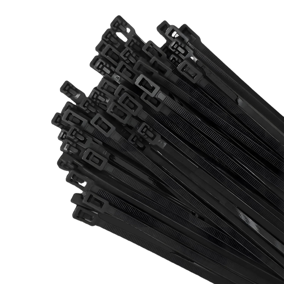 Aroono 100 PCS 8 Inch Reusable Zip Ties Black ?Adjustable 0.19 x 8inch,