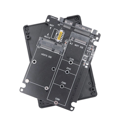 1 x Adapter Card 2 in 1 Converter Supports M.2 NGFF (B/B&M key), MSATA