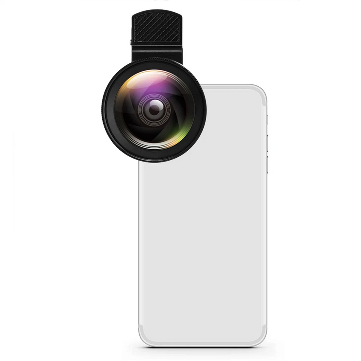2 in 1 Mobile Phone Lens 0.45X Wide Angle Len & 10X Macro HD Camera Lens