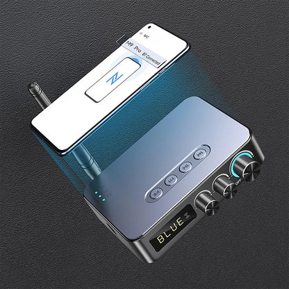 4 IN 1 3.5mm AUX NFC to 2 RCA Bluetooth 5.1Audio Adapter Transmitter Receiver D