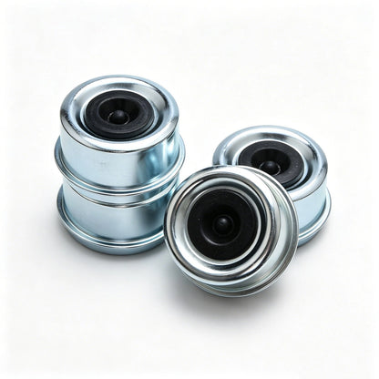 4Pcs 2.44" For Dexter Dust Cap Maintenance Kit w/ Rubber Plug & 4 Spare Plugs
