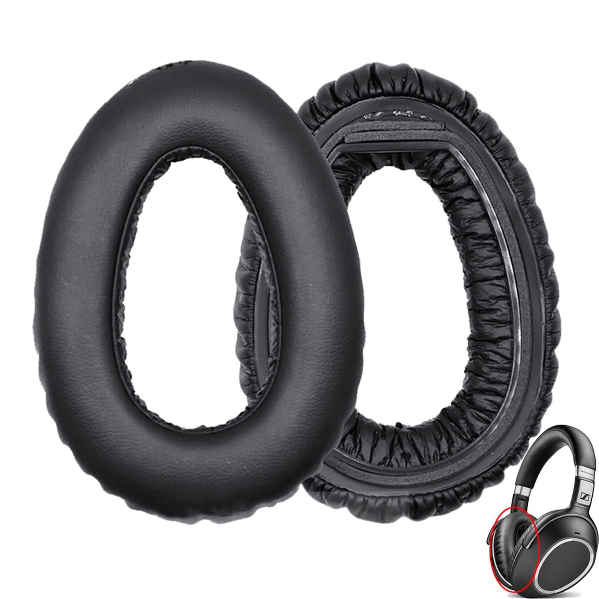L+R Headset Earpads Sponge Foam Cushion Cover For Sennheiser PXC550 PXC480 MB660