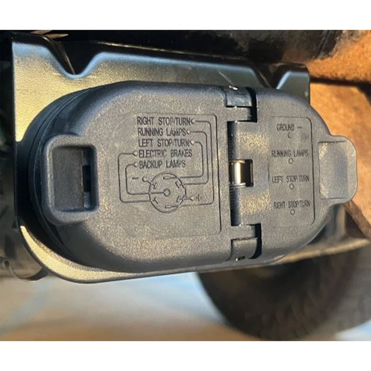 Multi Tow Trailer Receptacle Connector Plug Kit For Ford Ram Chevrolet