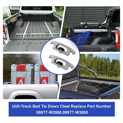 Fits Nissan 2016-2023 Titan XD Titan Truck Cargo Tie Down Cleat 999T7-W3900 2PC