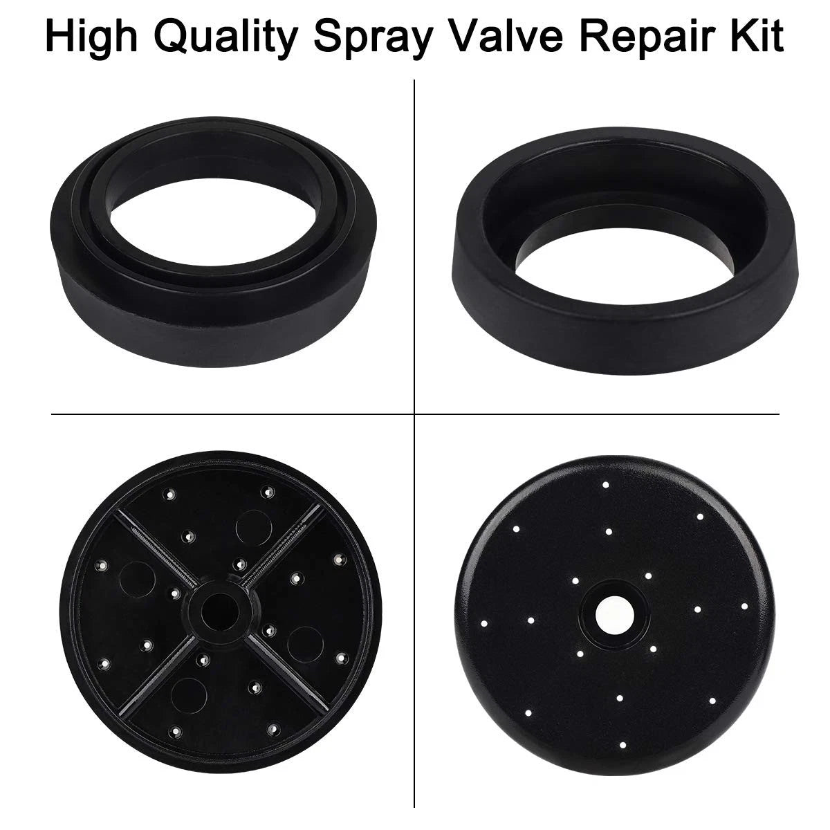KWODE Pre-rinse Spray Valve Repair Kit for All Commercial Sink Sprayer Black
