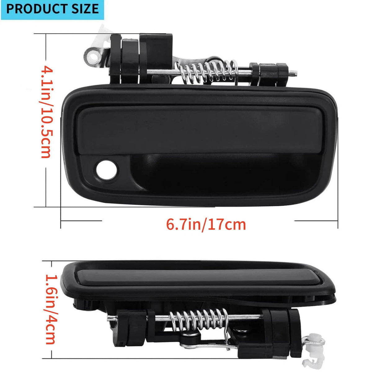 Front Outside Handle Pair Doors For Toyota Tacoma 1995-2004 TO1310128 79344