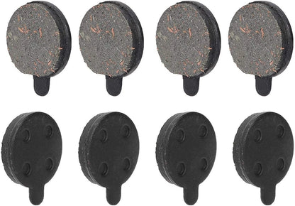 4 Pairs Brake Pads Electric Scooter Semi Metal Disc Rotor Black