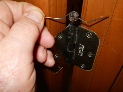 SELF OPENING DOOR HINGE SPRING REVERSE ACTING 4PCS