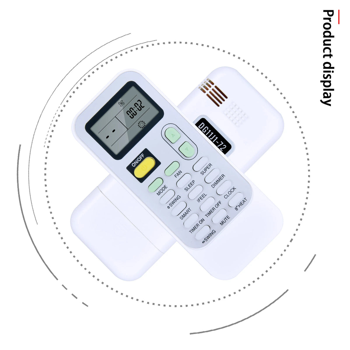 Replacement Remote Control For Hisense Air Conditioner DG11J1-71 DG11J1-72