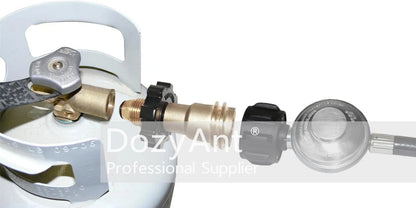 DOZYANT Universal Fit Propane Tank Adapter Converts POL to QCC1 / Type 1...