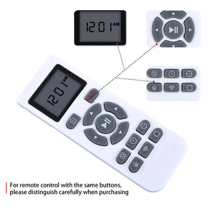 Remote Control For Ecovacs RC1507 Deebot Robotic Vacuum N79 N79S M80 white