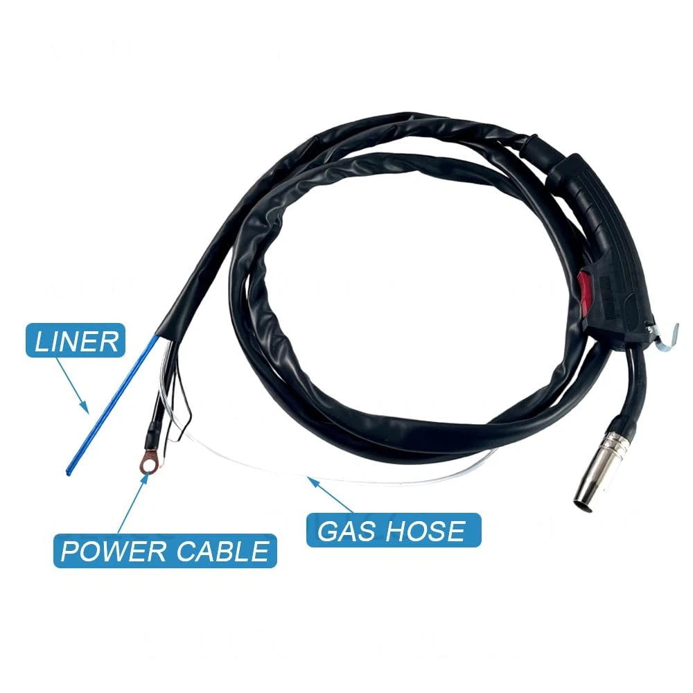 GOLICC 8ft 100A Chicago Electric Welder Welding Gun standard, Black