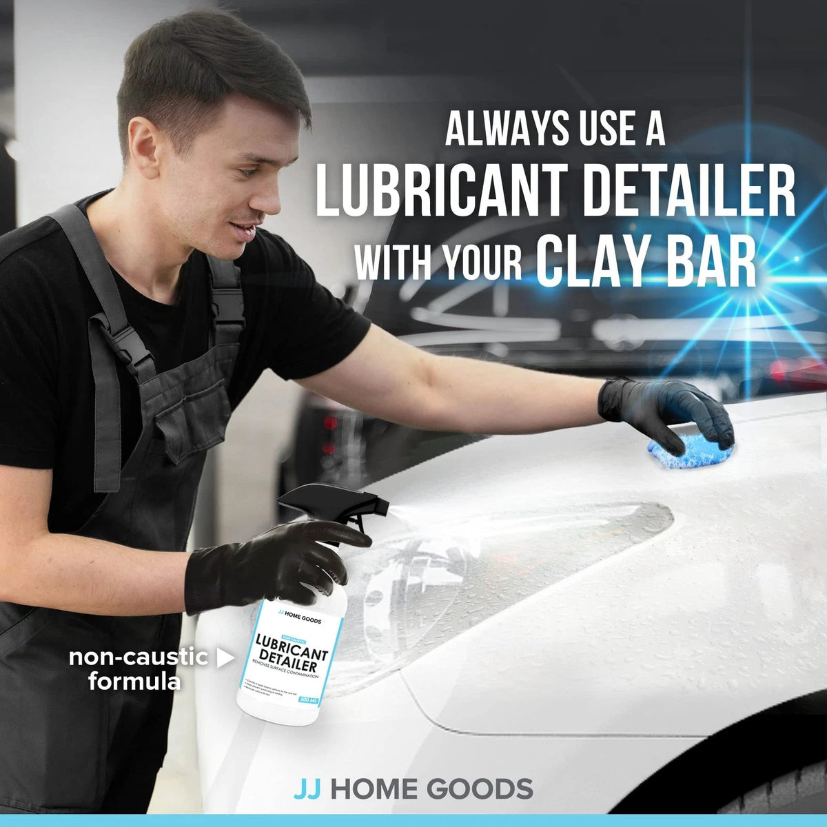 JJ Care Clay Bar Kit - Includes 3 Car Bars for Auto Detailing 300 grams