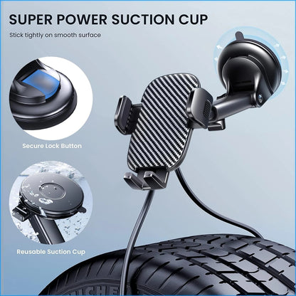 TICILFO Phone Mount for Car Holder 6.06 x 3.03 x 4.13 inches