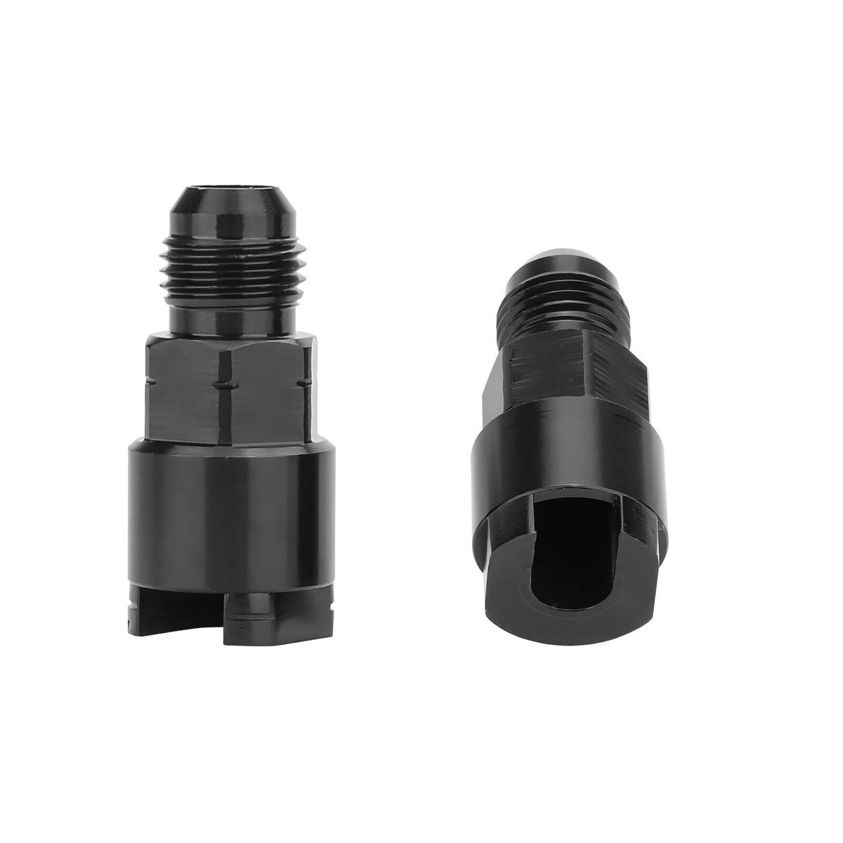 2pcs 6AN Male to 3/8"& 5/16" Hardline Tube Fuel Line Fitting Compression Adapter