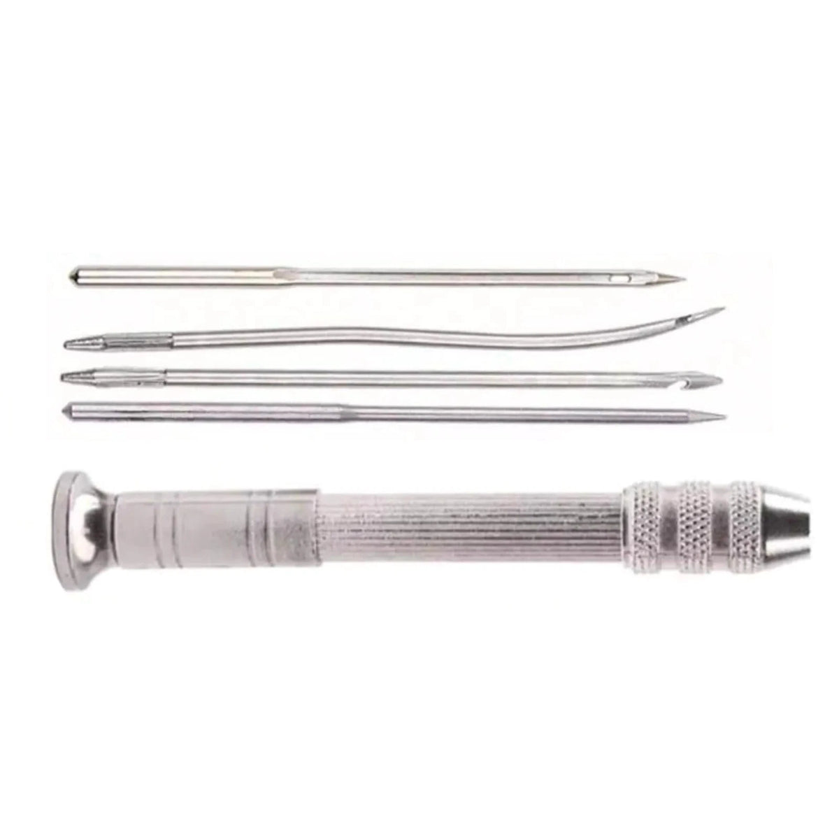 Leather Sewing Awl Set Shoes Repair Punch Stitching Needle Alloy+Copper