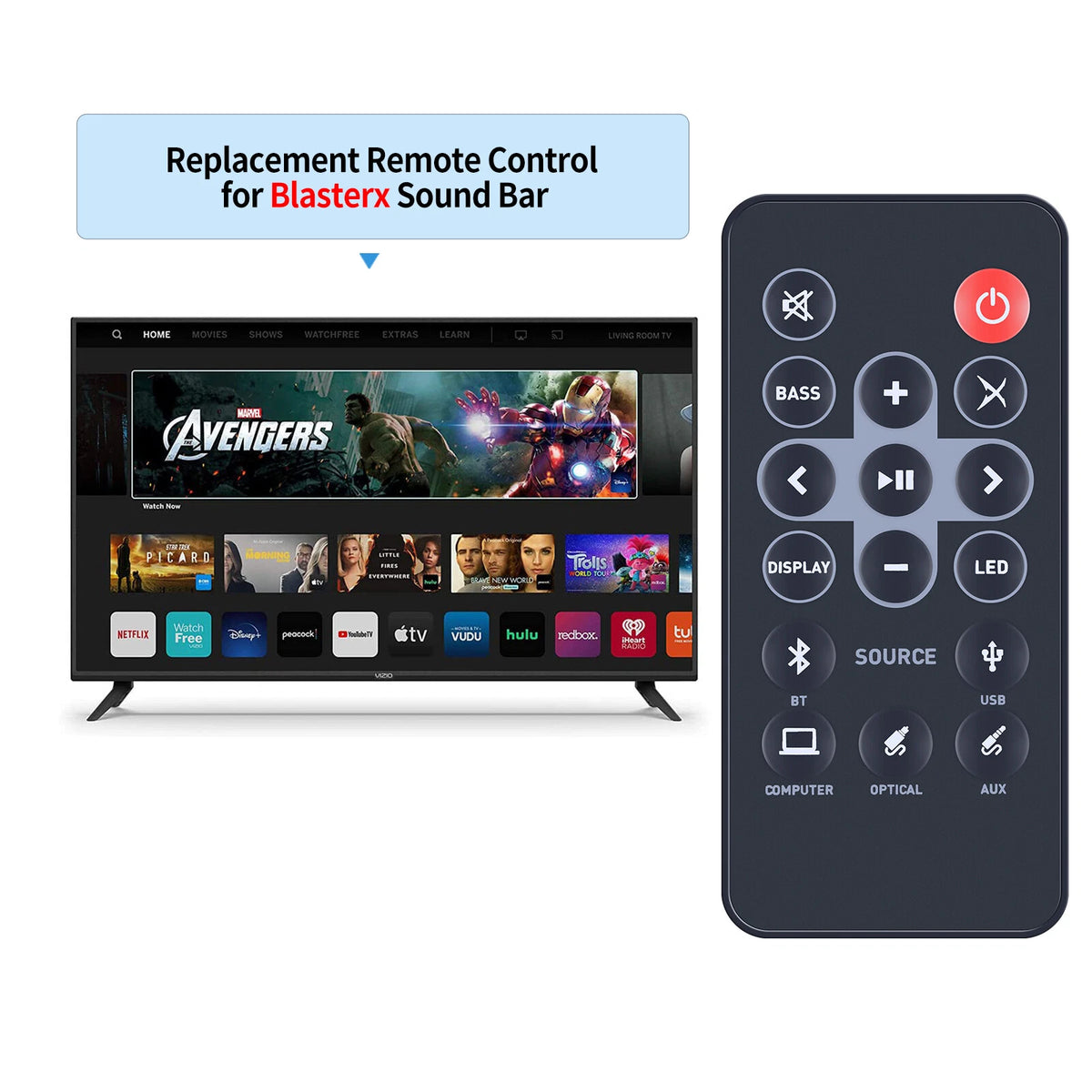 For Creative MF8245 Sound BlasterX Katana Speaker System Remote Control