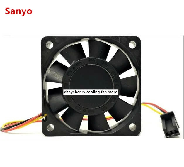 SANYO 109P0624S7D03 A90L-0001-0552#A DC 24V 0.08A 60*60*15mm Fanuc coooling fan